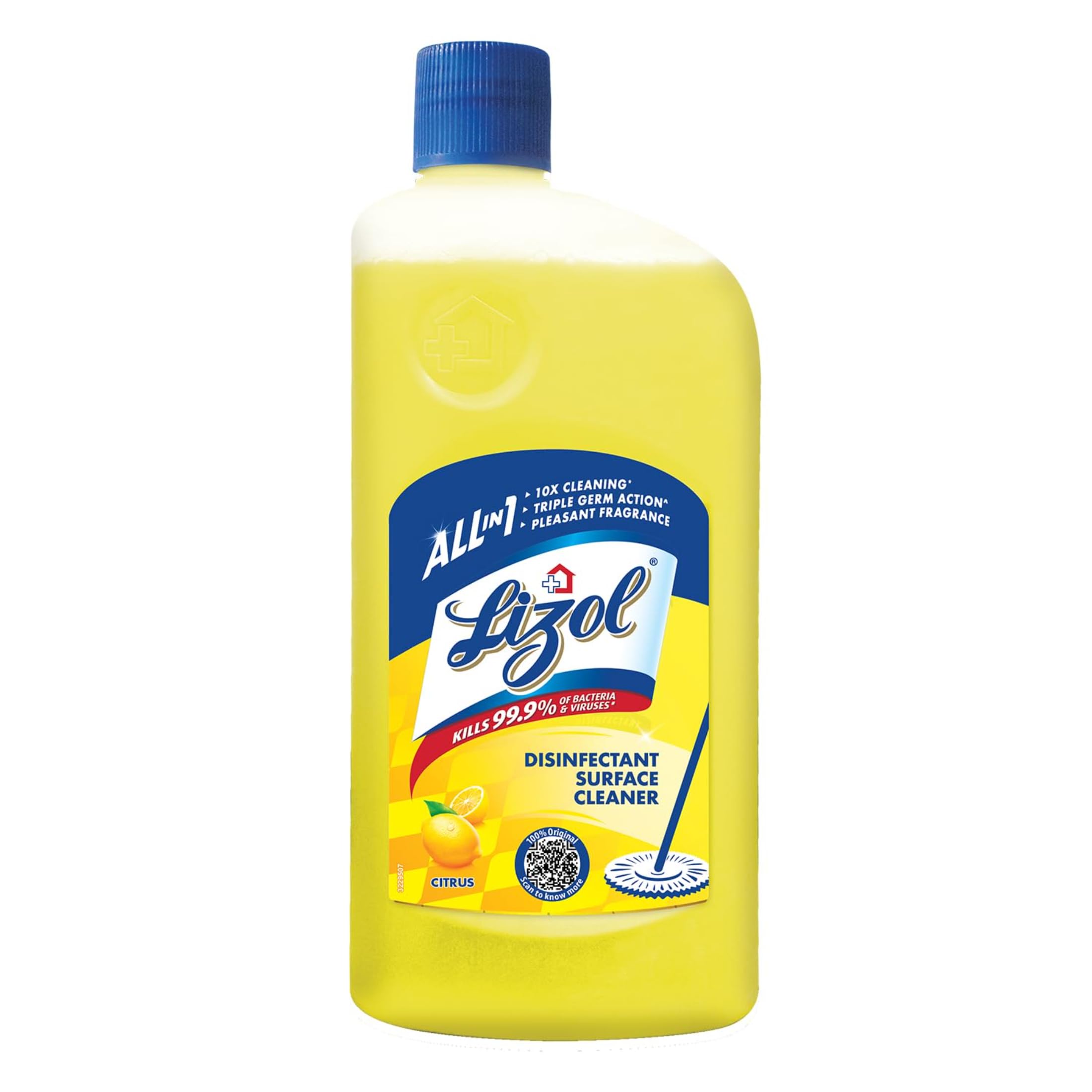 Lizol Disinfectant Surface & Floor Cleaner Liquid, Citrus - 500 ml